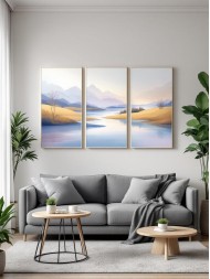 3 Parçalı Poster Tablo 3'lü Modern 06248